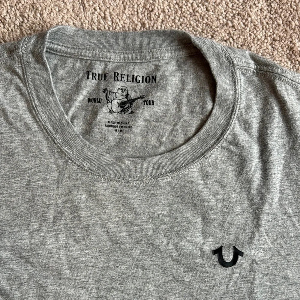 True Religion Gray Men's T-Shirt